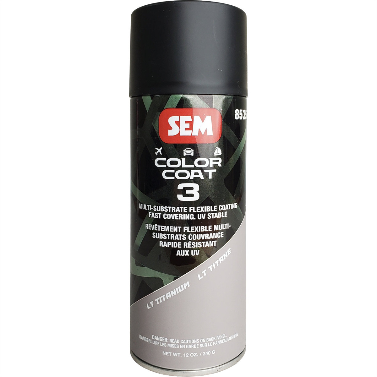 SEM Paints Color Coat 3 Light Titanium 16 oz Aerosol SEM.85353