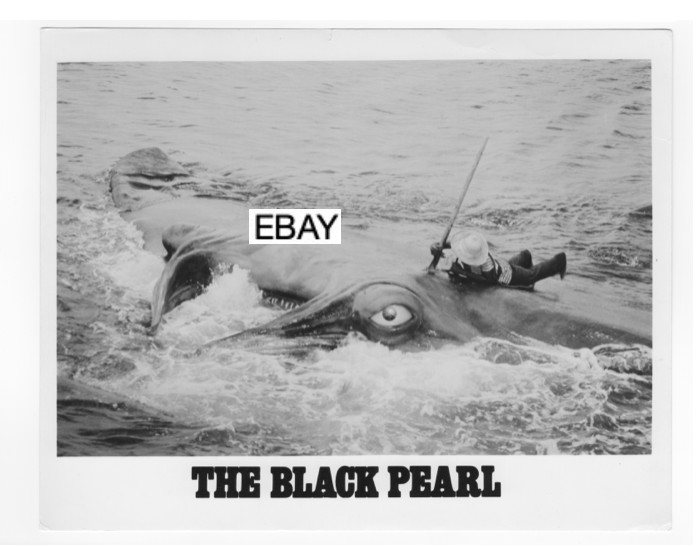 THE BLACK PEARL 1977 MOVIE PHOTO MANTA RAY DIABLO SEA MONSTER