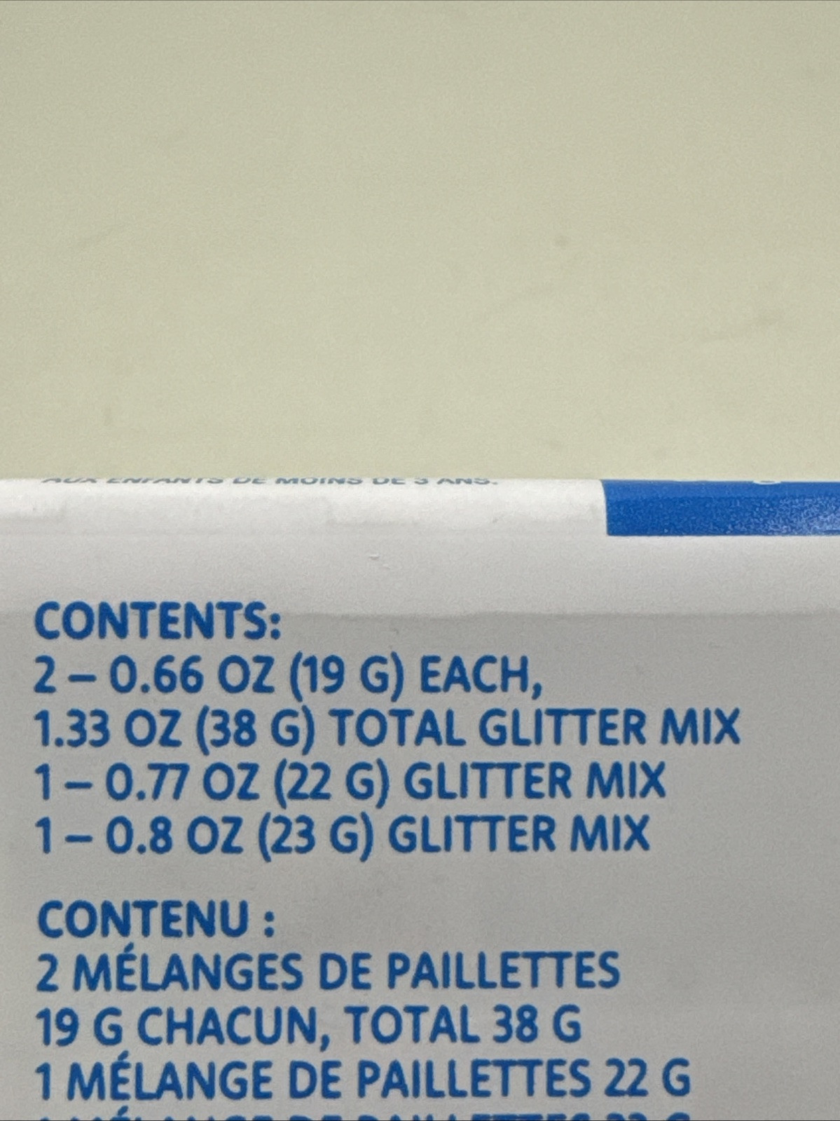 Creatology Glitter 4 color Jar
