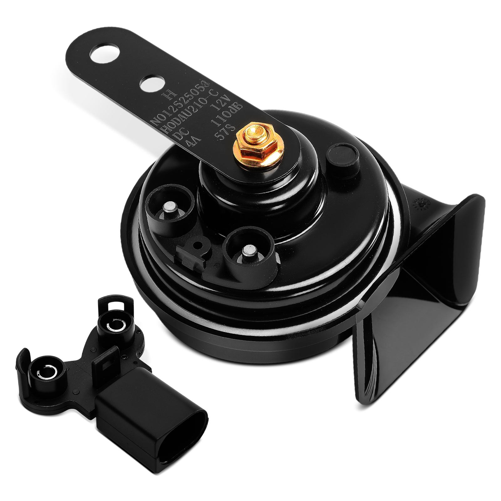 Snail Horn with 1 Connector for Volkswagen CC Golf Tiguan Audi A4 Q5 Q7 Porsche