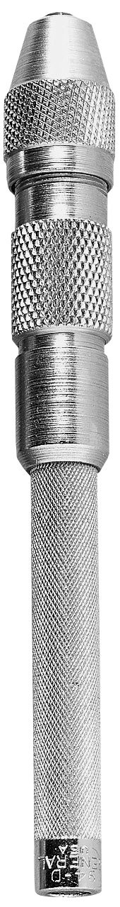 General Tools S94 Single End Pin Vise Set Silver