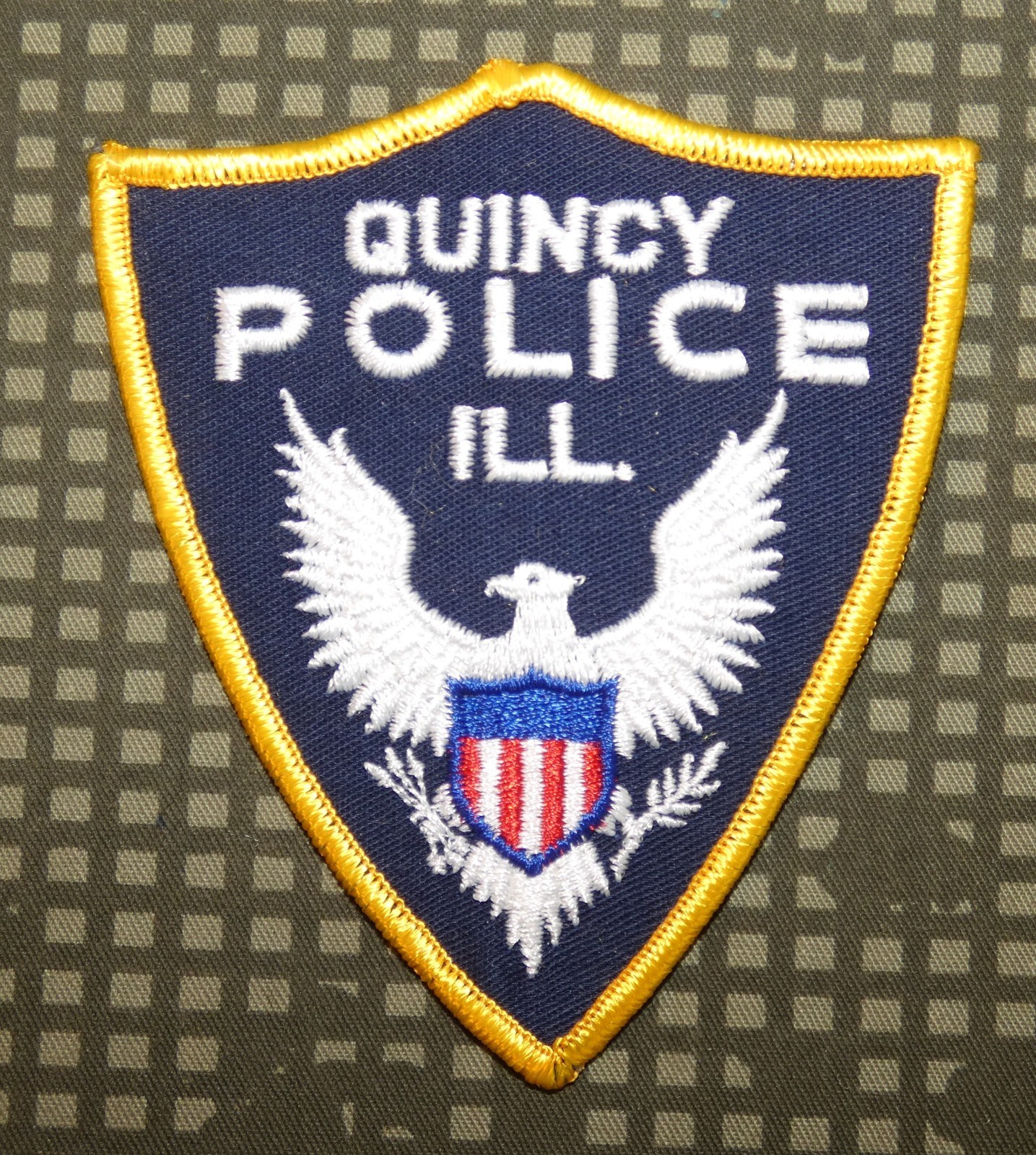 Vintage City of Quincy Police Department Patch (Illinois)