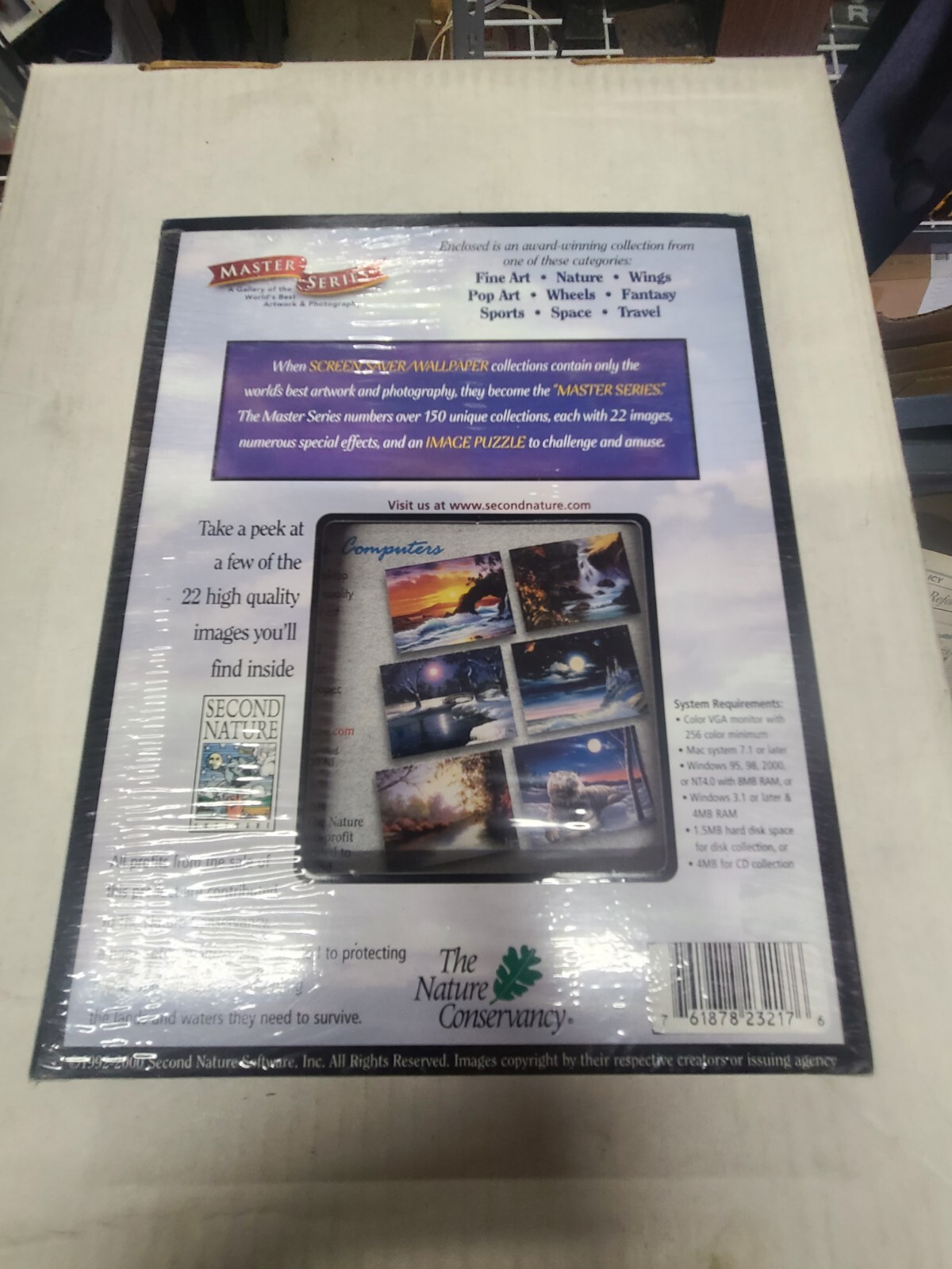 Master Series Screen Saver & Wallpaper Tranquility Windows 1995 CD SEALED
