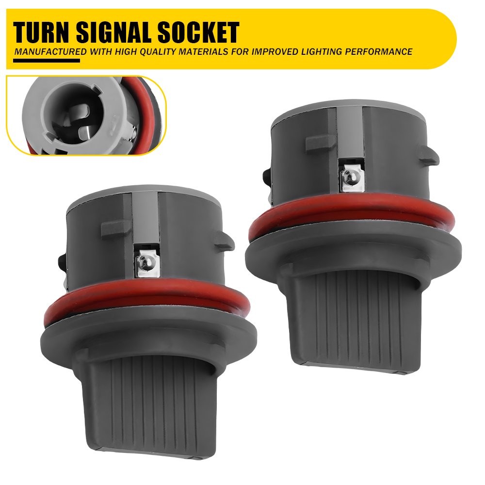 Turn Signal Sockets 2PCS Fit Kia Soul 2019-2025 Hyundai Elantra 2021 2022 2023