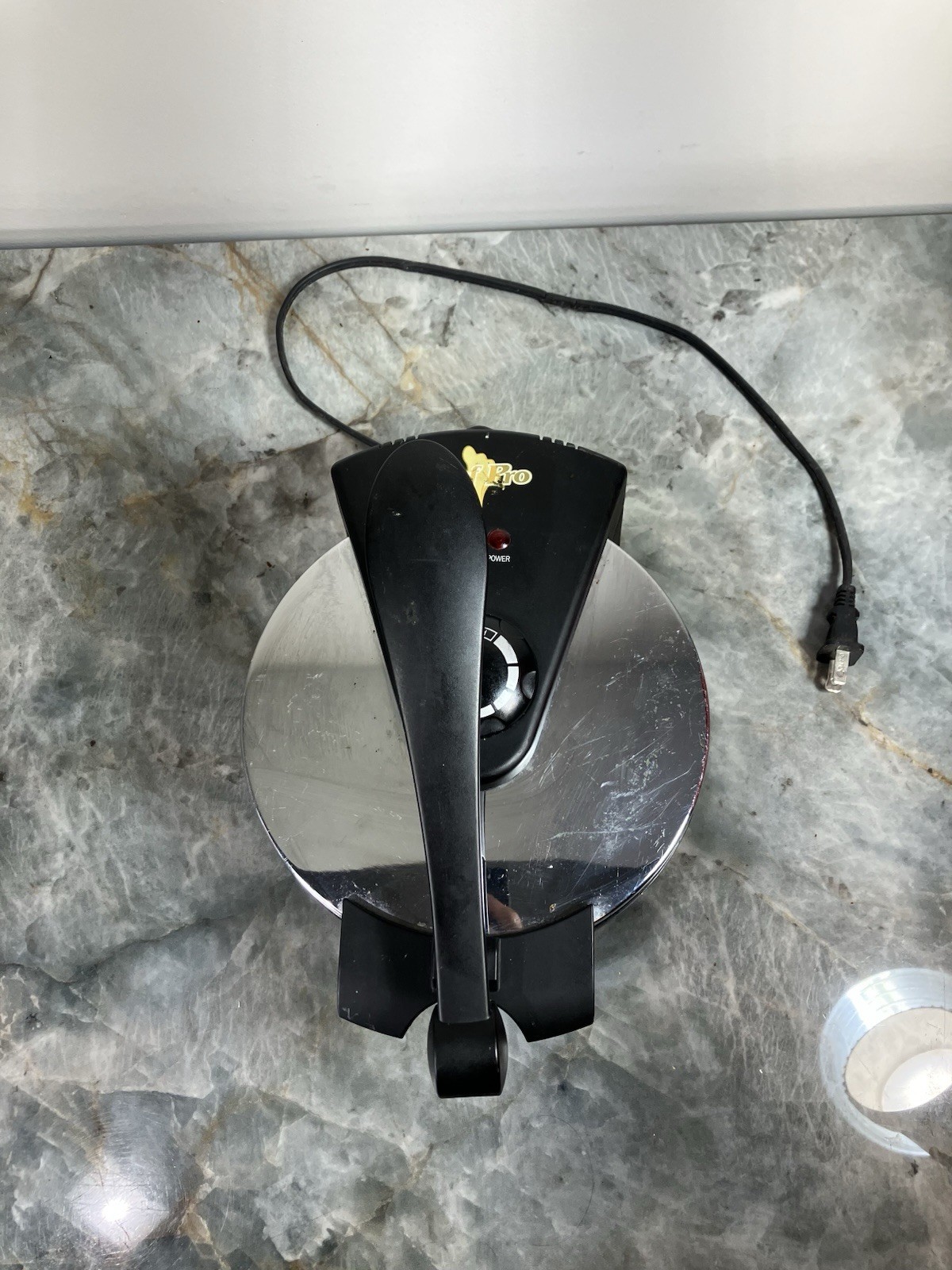 Chef Pro Tortilla Maker Model FBM108– Chrome And Black, Tested & Working