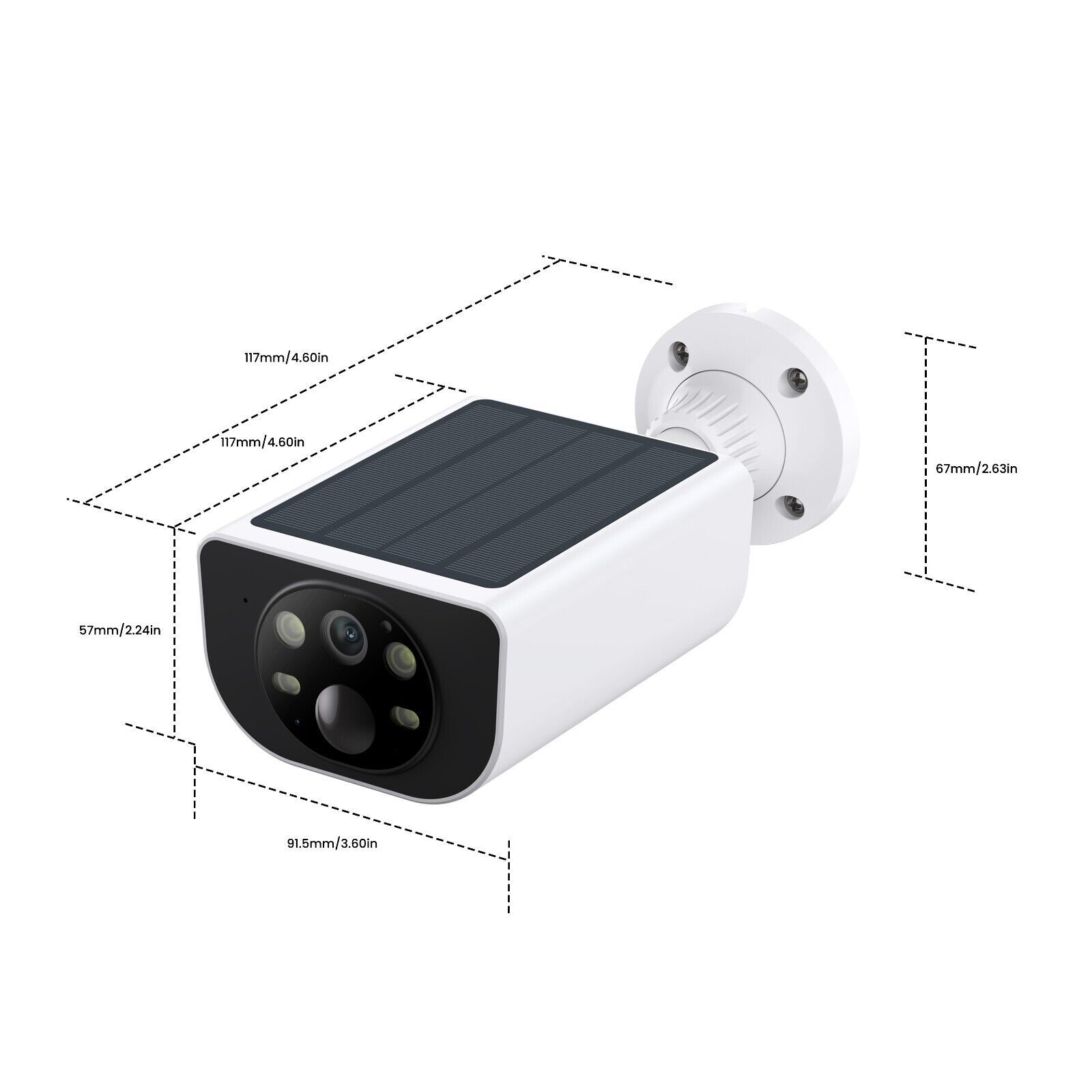 Wansview Home Security-2K Wireless Security Camera Outdoor AI Motion Detection