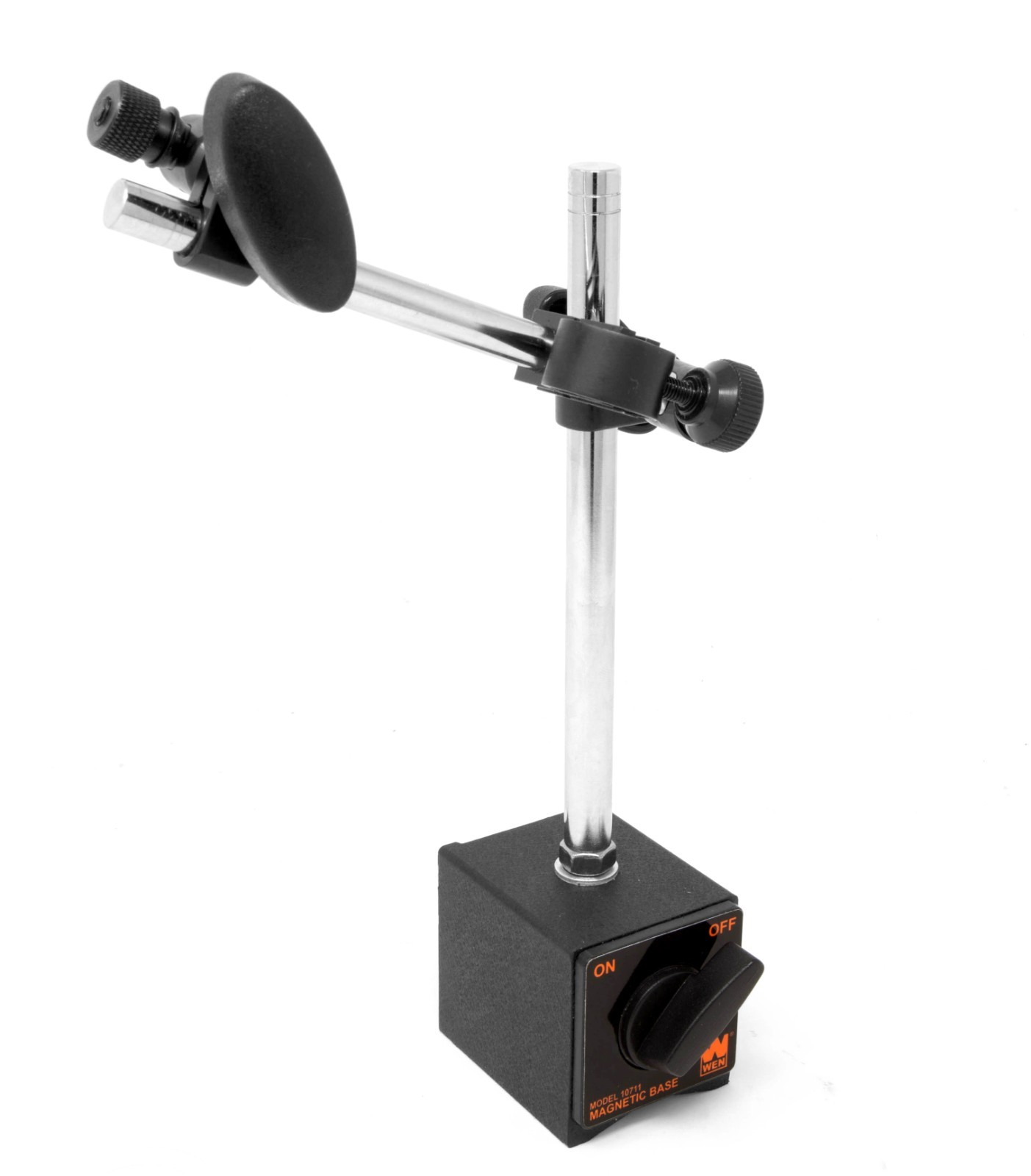 WEN 10711 Industrial-Strength Adjustable Magnetic Base for Dial Indicators