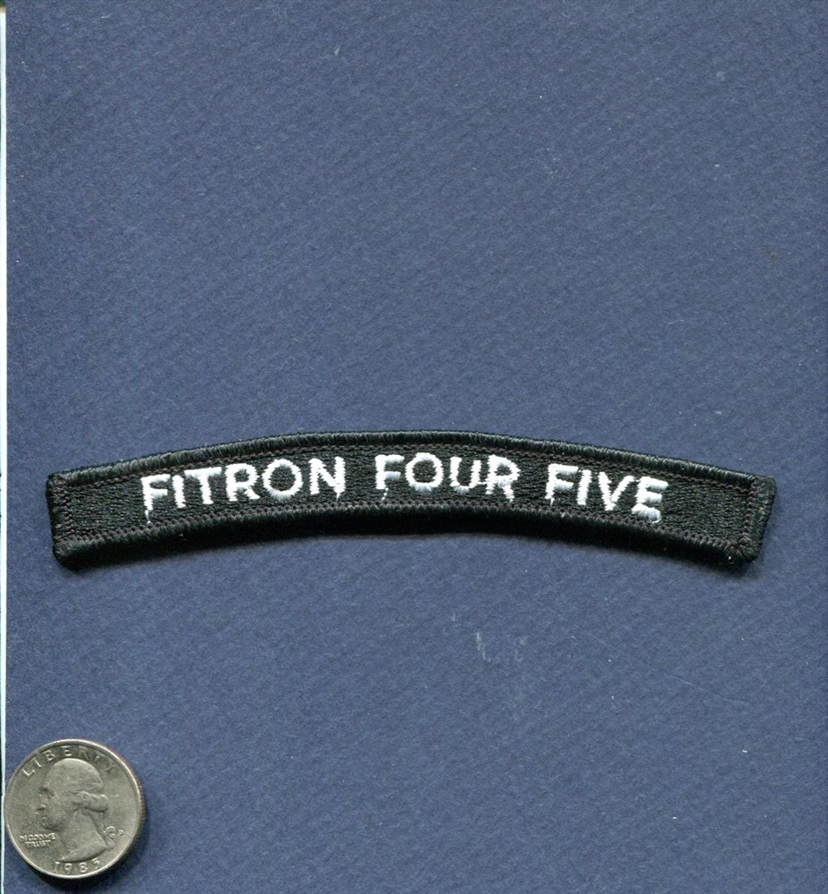 VF-45 BLACKBIRDS US NAVY Aggressor Squadron Enlisted Uniform Rocker Patch