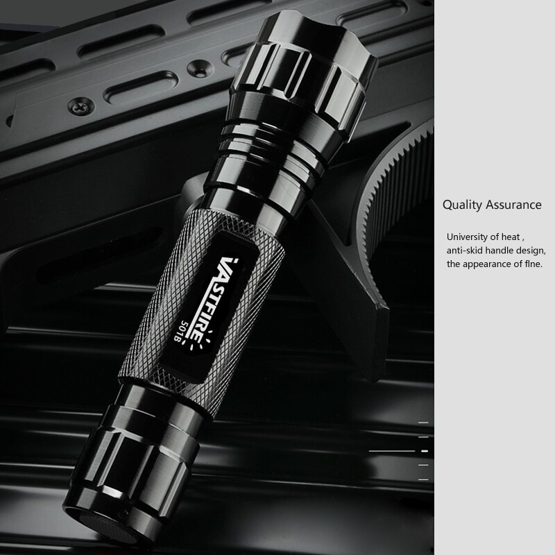 Quick Release LED Flashlight Hunting Light Night Torch w/ Scope Mount 20mm Rail