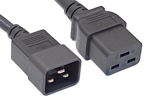 IEC C20 to C19 Power Cord 12AWG 20A 250V 6ft Server