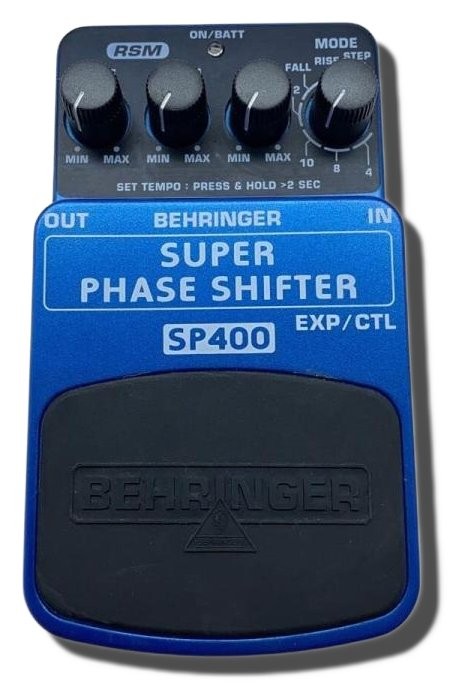 BEHRINGER SP400 SUPER PHASE SHIFTER Phaser Pedal 4372 Tested & Works