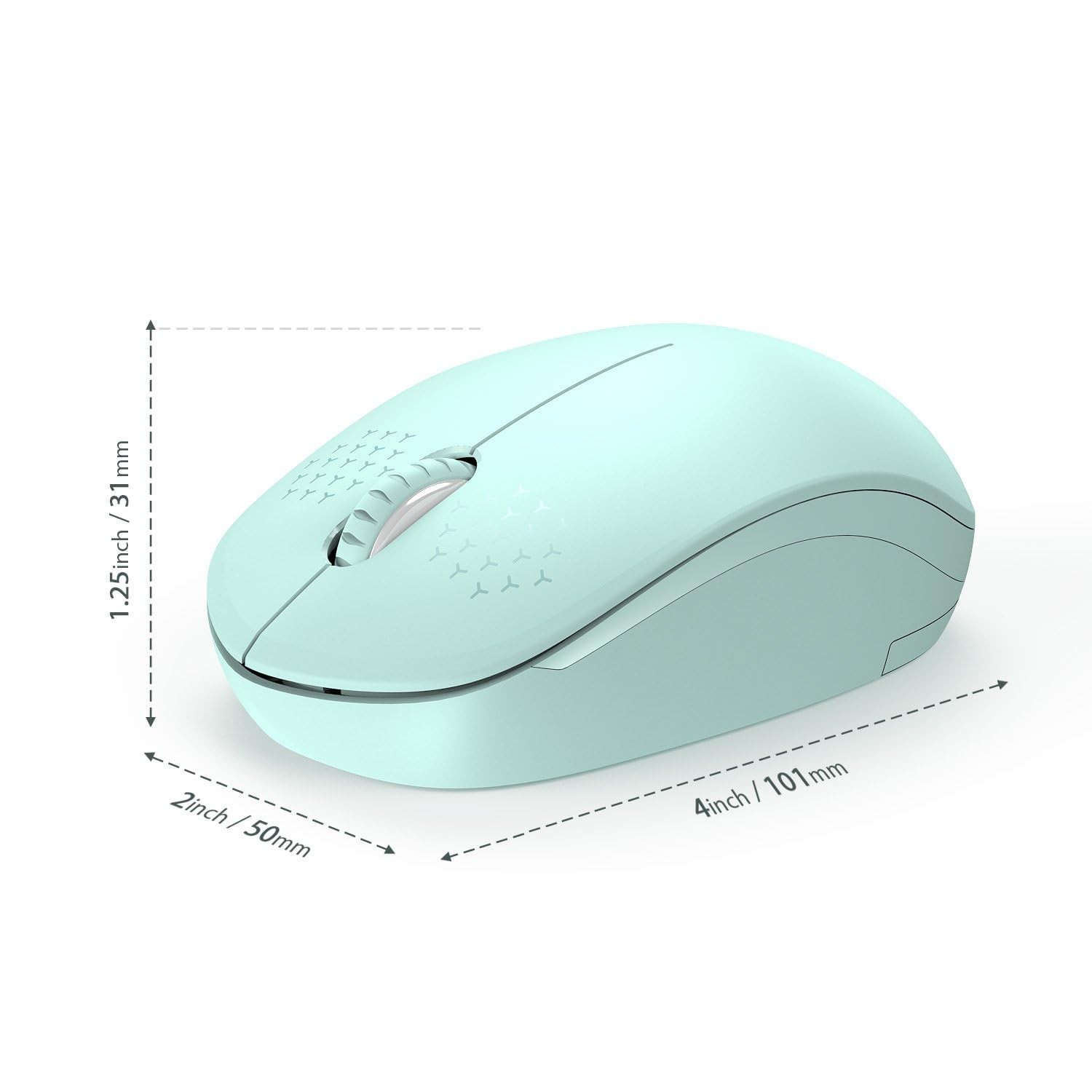 seenda Wireless Mouse, 2.4G Noiseless Mouse with USB Receiver - Portable Comp...