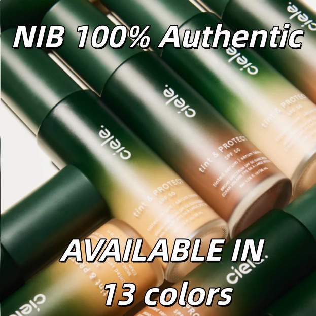 Authentic ciele tint PROTECT medium coverage serum foundation,1.28 oz,13 colors