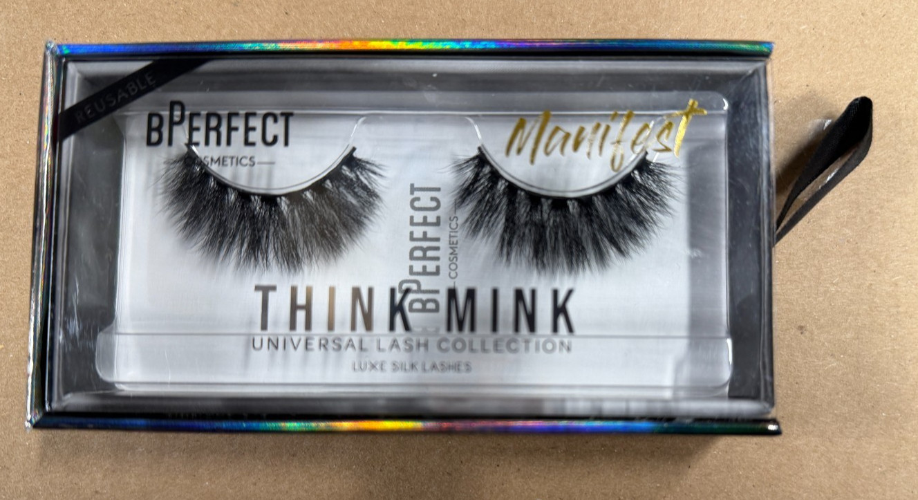 BPERFECT MANIFEST THINK MINK SILK LASHES EYELLASHES (2) PACKS OF 2