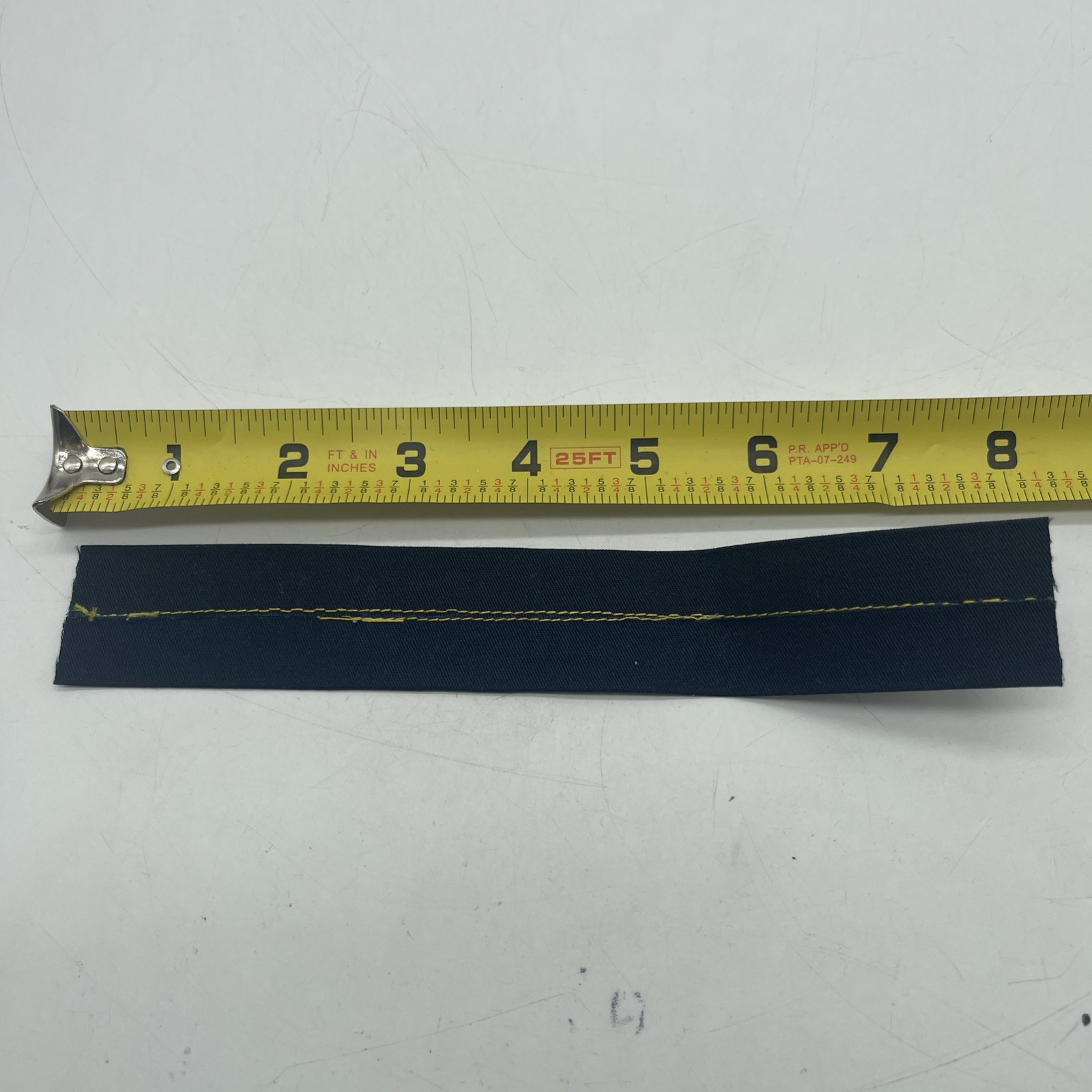 U.S. Military Navy Naval Cuff Patch “U.S. NAVY” Cuff Collar Tab Label Yellow