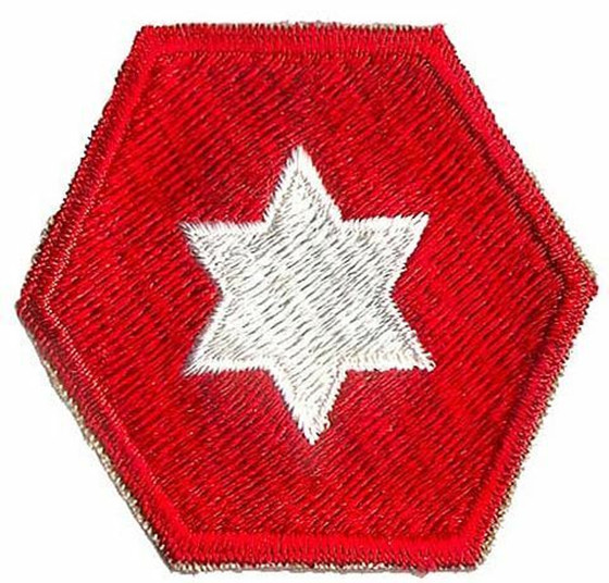 6TH ARMY PATCH WWII VARIATION (REPRODUCTION)