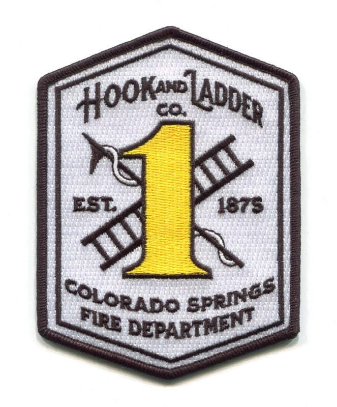 Colorado Springs Fire Department Hook and Ladder Company 1 Patch Colorado CO