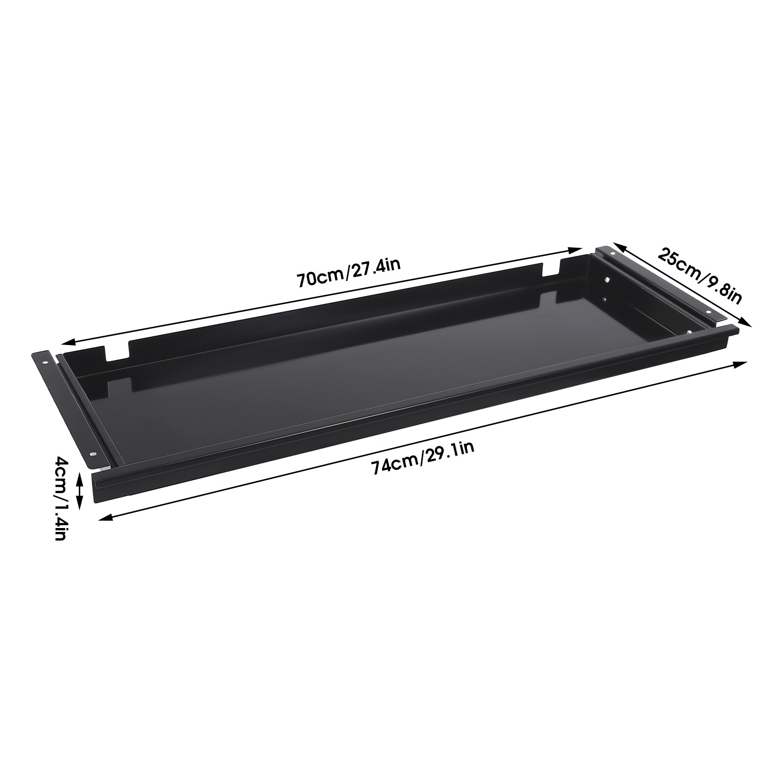 Sliding Pull-Out Drawer Under Desk Organizer for Space Saving Solutions