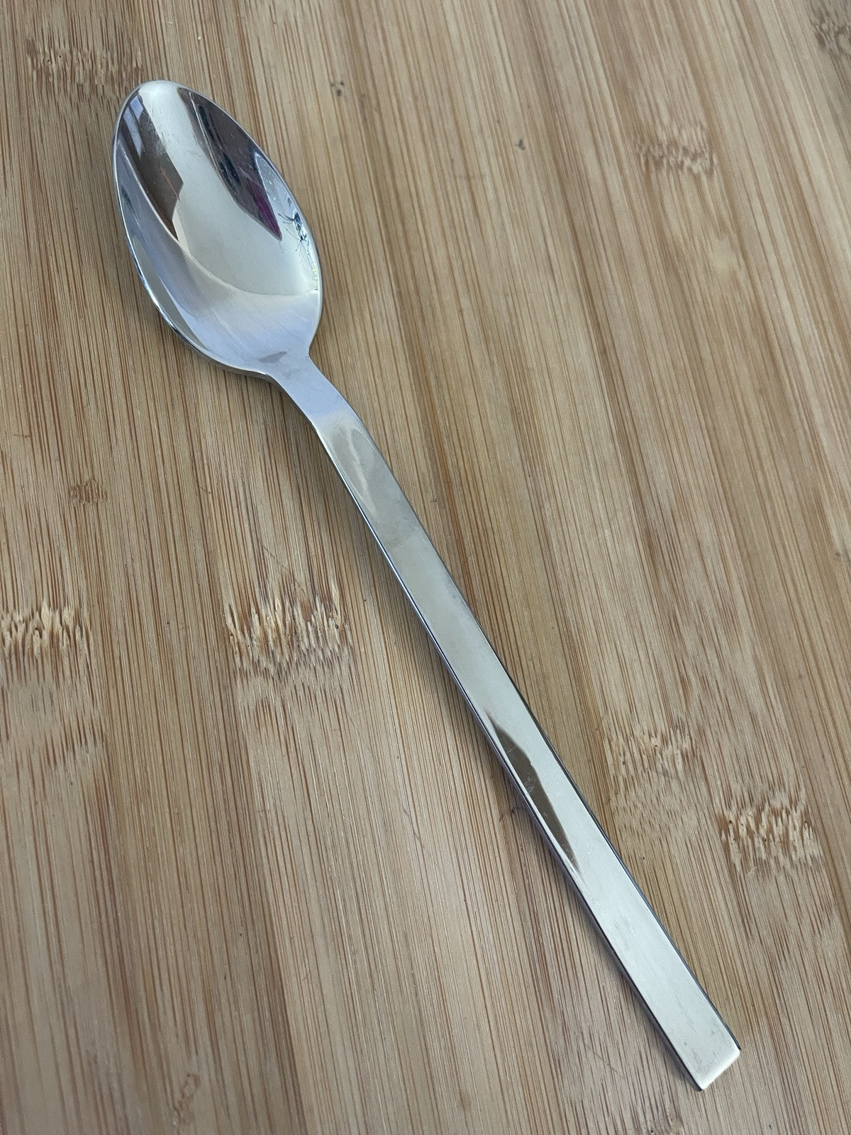 Cambridge Stainless DESTINY MIRROR Raised Ridge Handle Iced Tea Spoon 7 5/8"