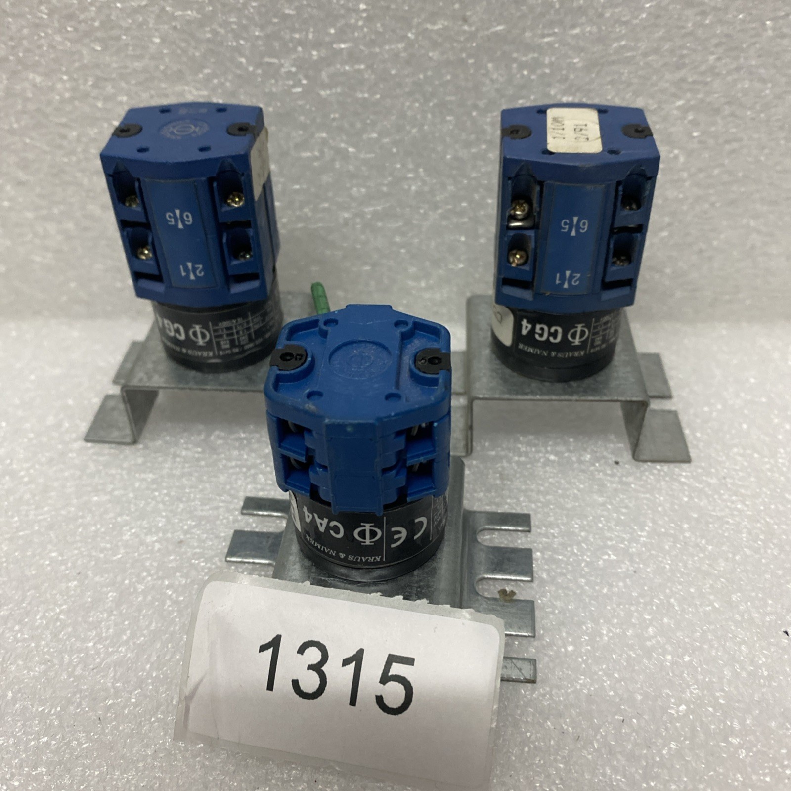 Kraus & Naimer CG4  Rotary Switch Lot of 3