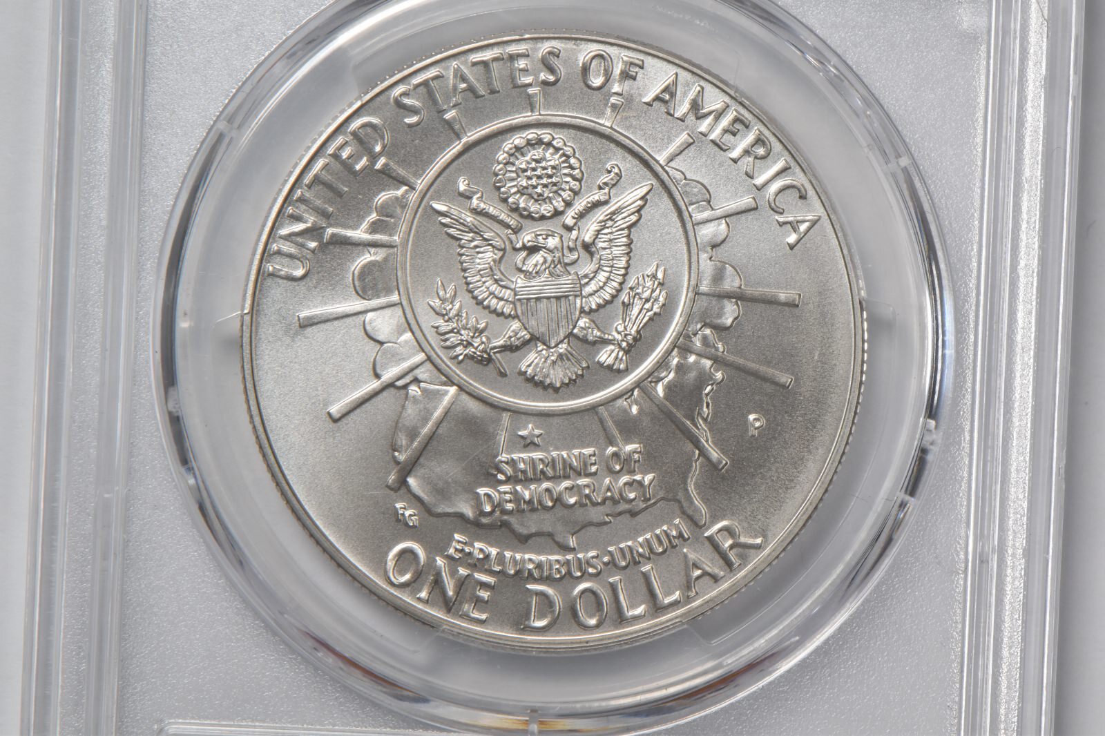 MS70 1991-P Mount Rushmore Commemorative $1 PCGS Blue Label
