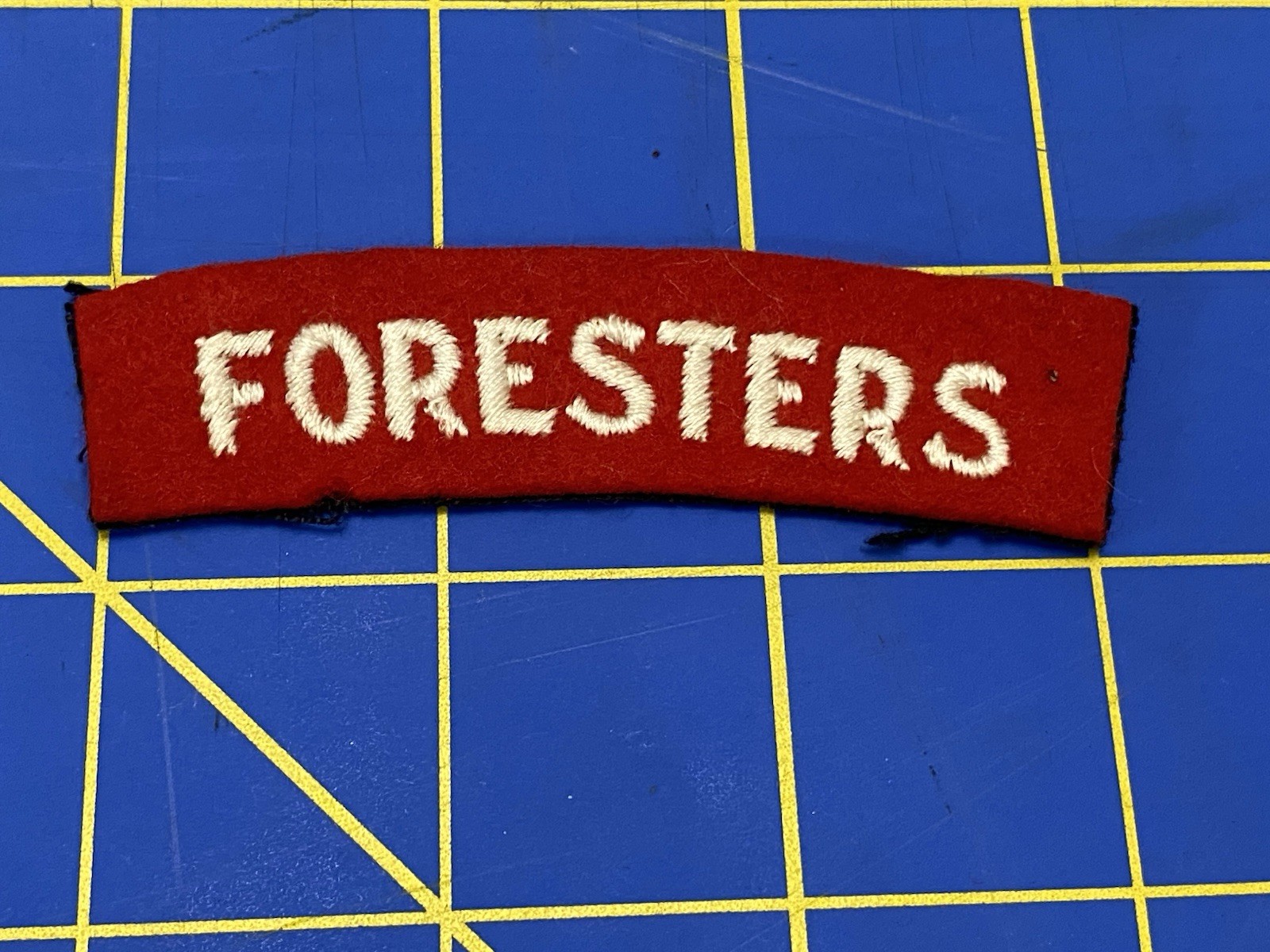 Foresters Shoulder Title British Military Patch