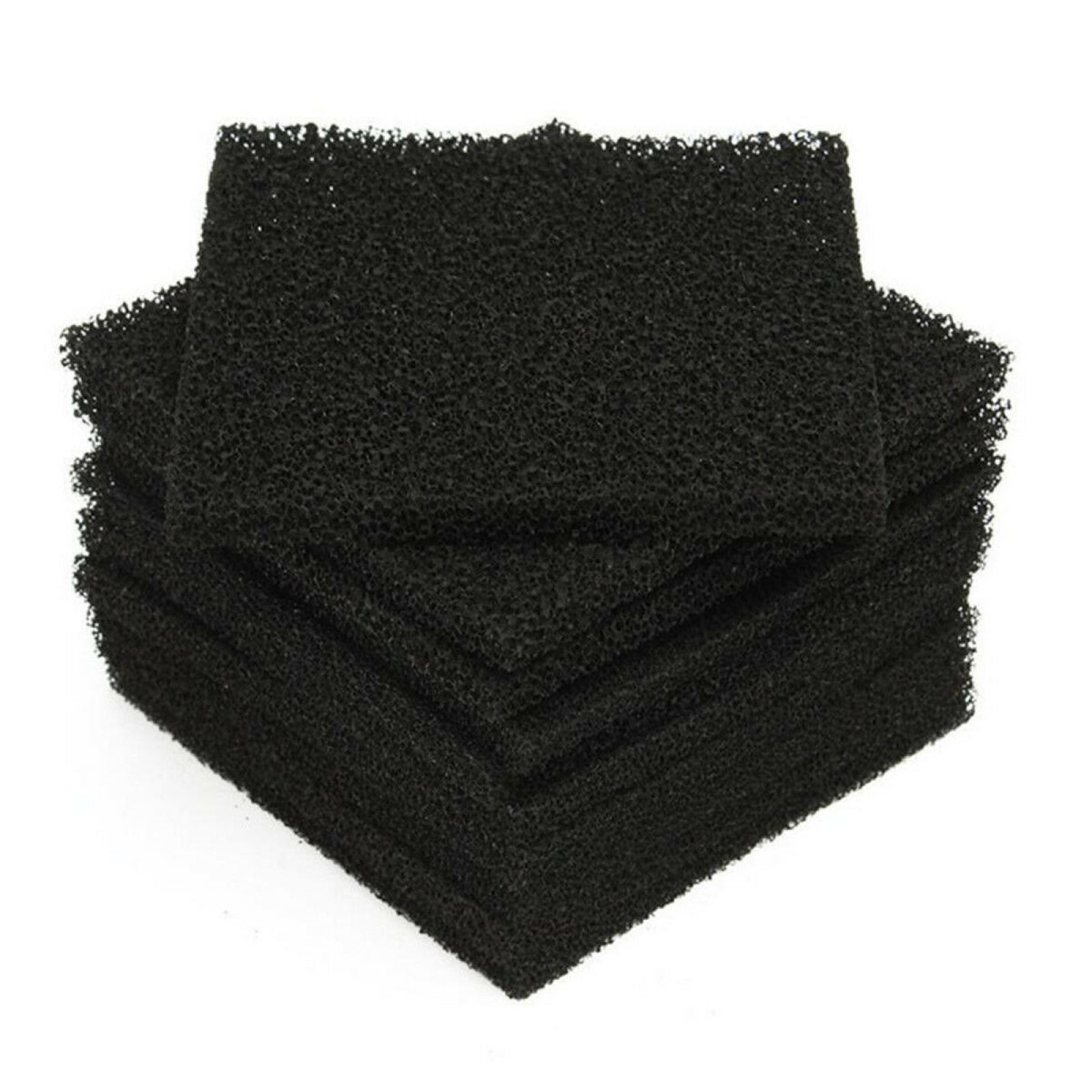 10Pcs Square Universal Activated Carbon Air Filter Sponge Foam Pad 12.8CM