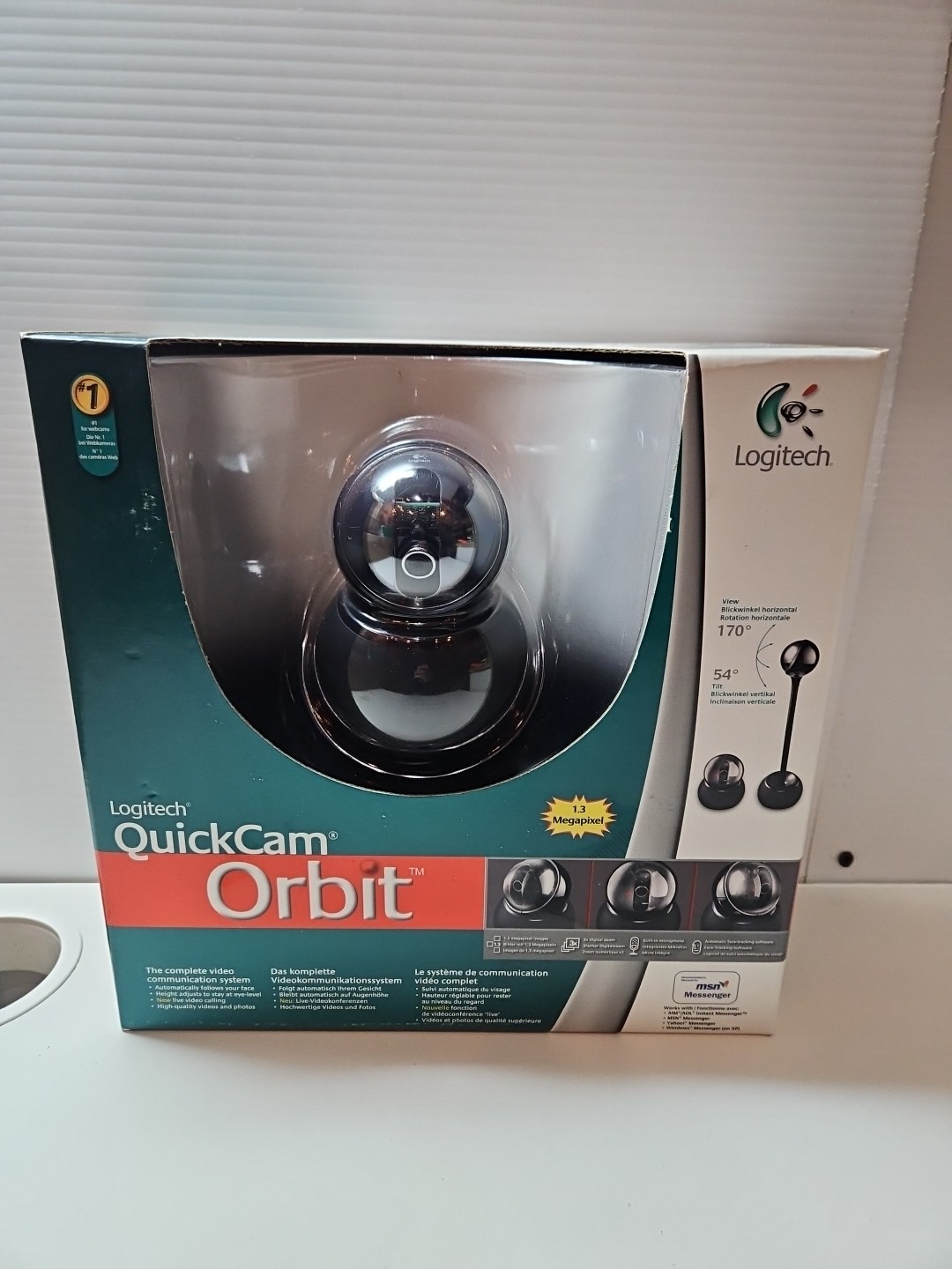 New Logitech QuickCam Orbit Webcam 961310-0403