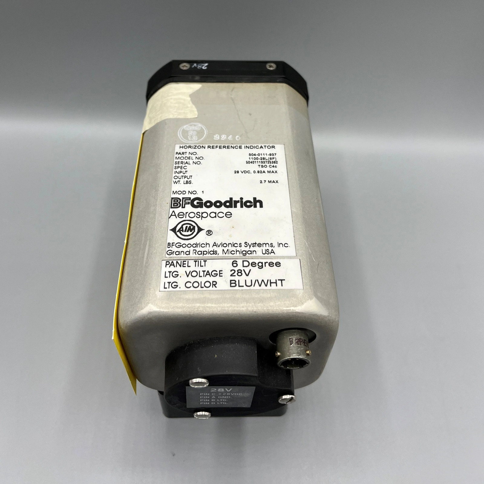 Goodrich Horizon Reference Indicator - Part Number: 504-0111-937