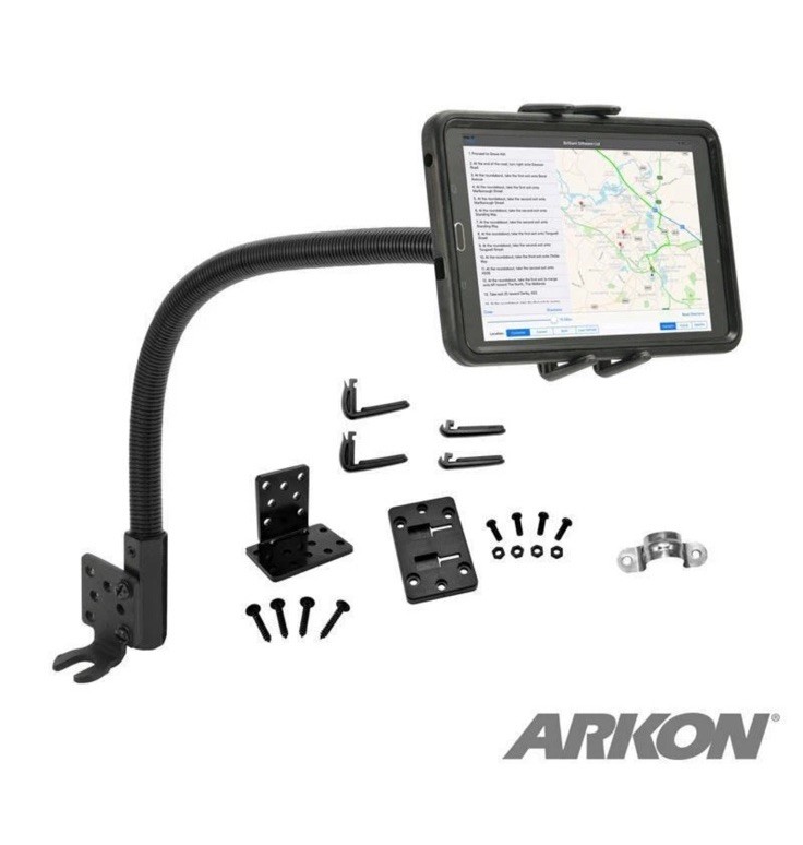 Arkon SM688L22AL Heavy-Duty Truck Seat Rail Phone or Tablet Mount
