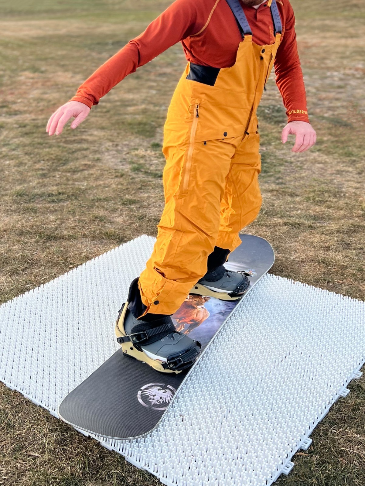 SnowBoard Training Mat - PRESALE!! -  4'x4' square (36 Tiles)- Buttering Pad