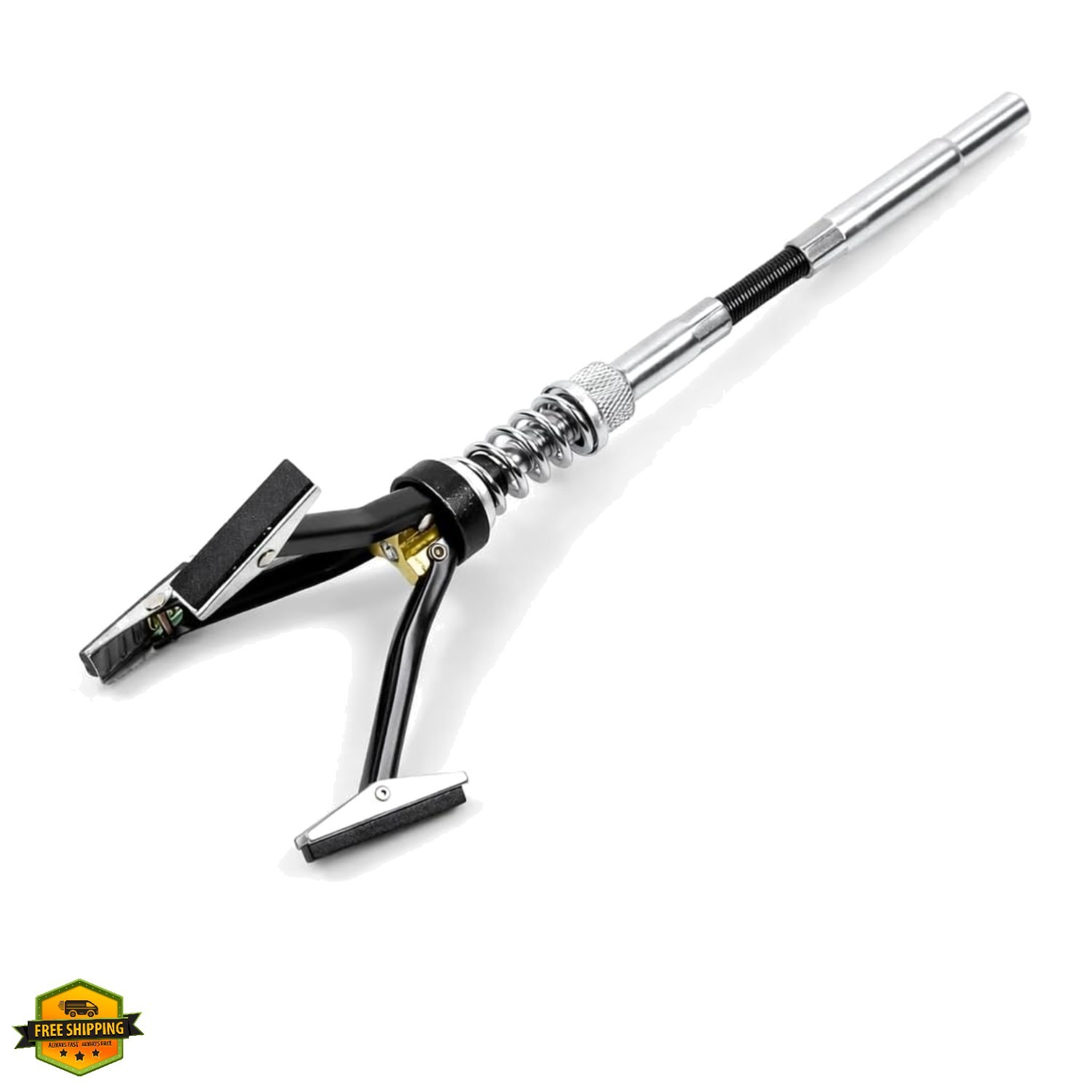Disk Brake Cylinder Hone 1-1/4 Inch to 3-1/2 Inch, Medium Grit Stones Include...
