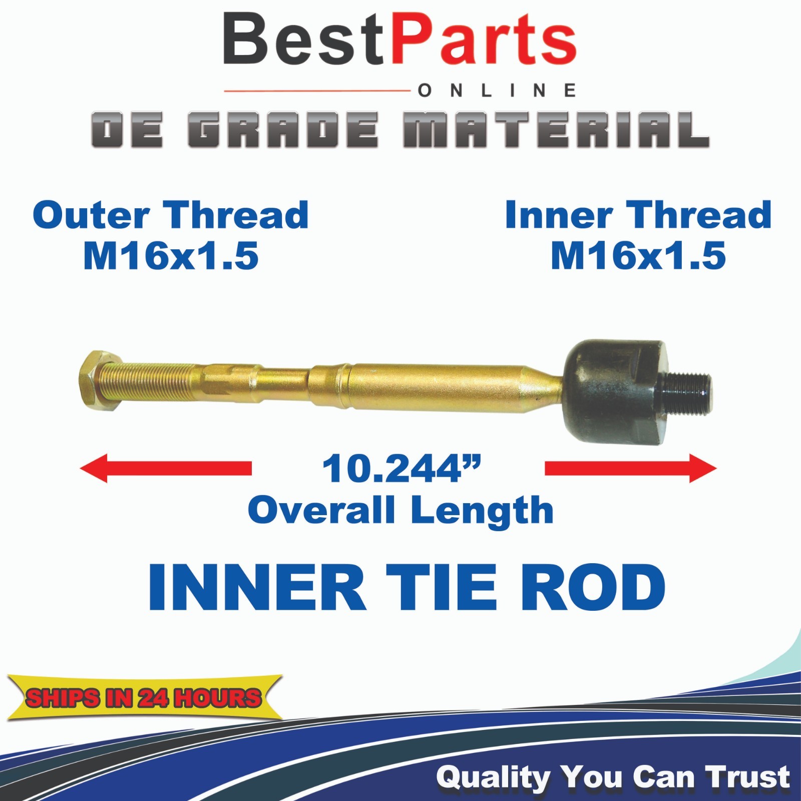 Inner Tie Rod End for Lexus NX200t 2015-2017 NX300h 2015-2021