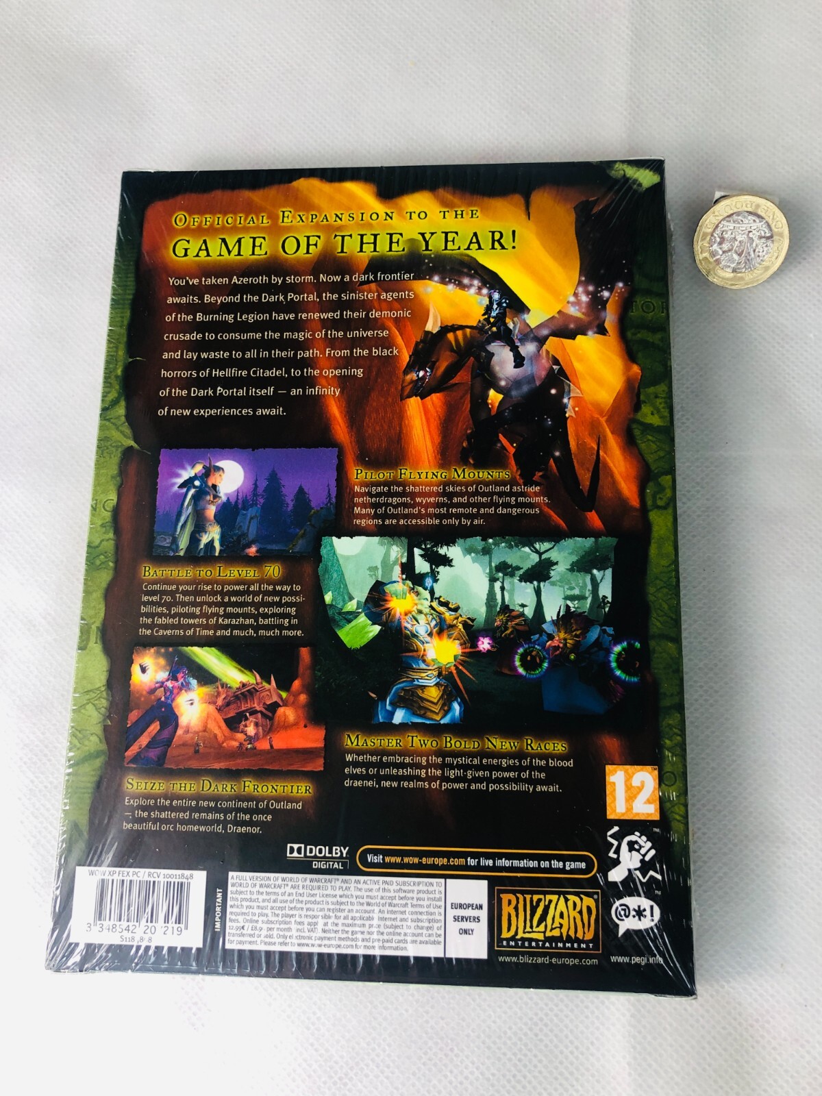 WOW Factory Sealed NEW WOW The Burning Crusade World of Warcraft PC Video Game