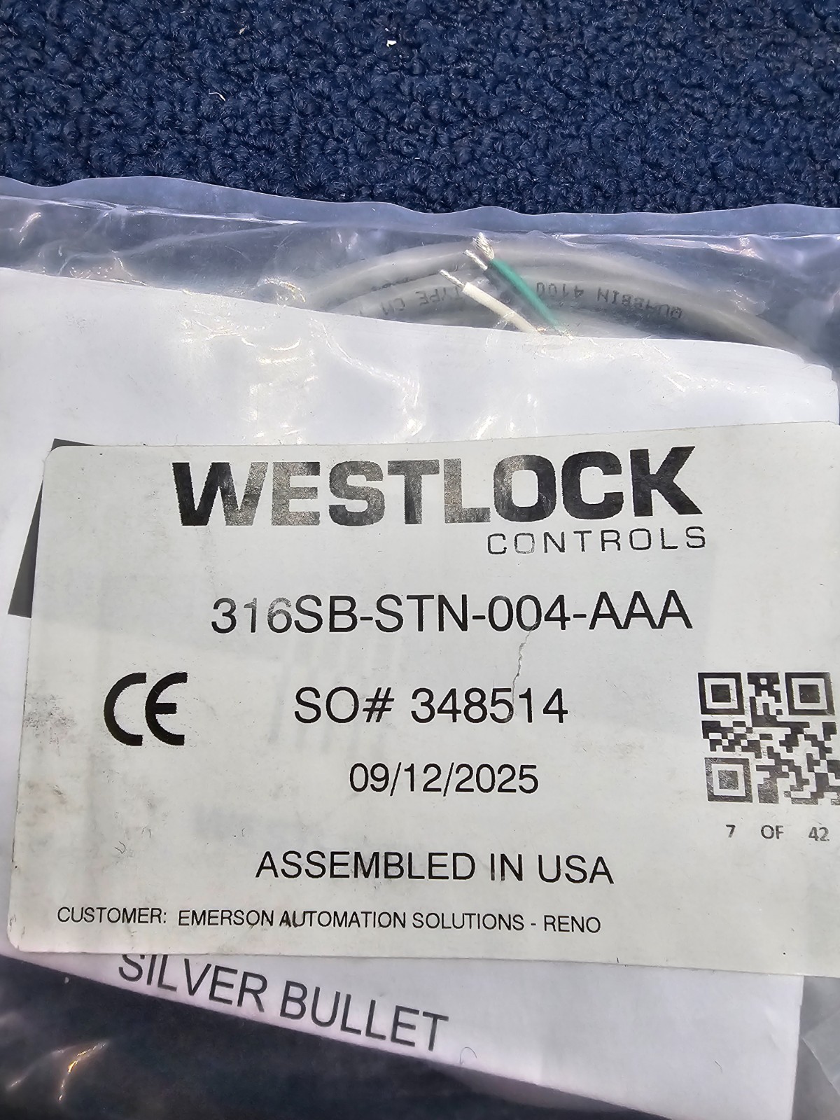 WESTLOCK 316SB-STN-004-AAA: SILVER BULLET POSITION SWITCH