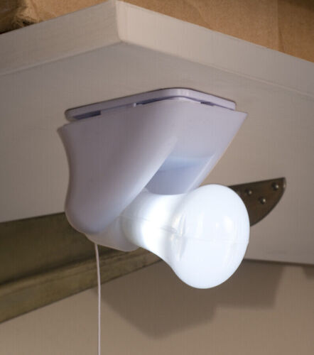 3 Pack Battery Powered LED Light Bulbs Stick Anywhere Closet Under Cabinet