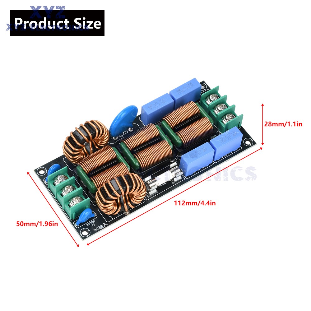 AC110-250V 4level Audio Power Supply EMI Electromagnetic Interference filter 16A