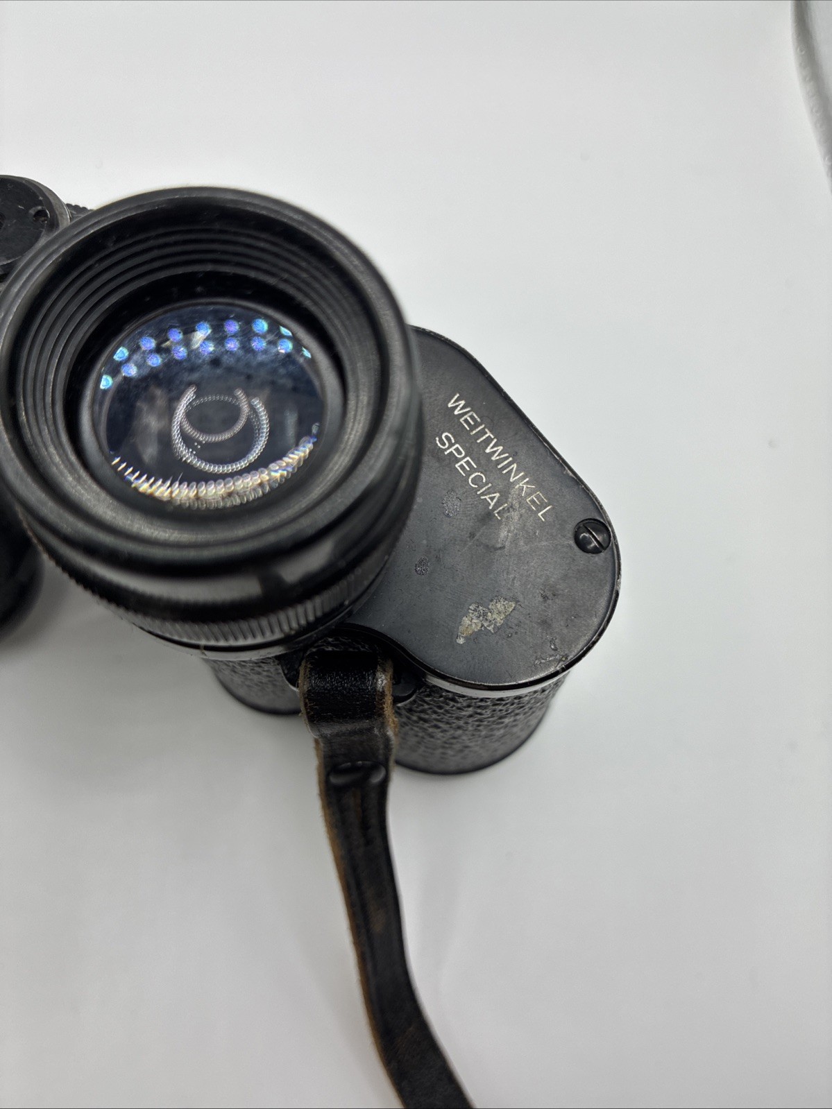 Vintage 8 X 30 Weitwinkel Binoculars Germany with Case and Straps-Read Condition