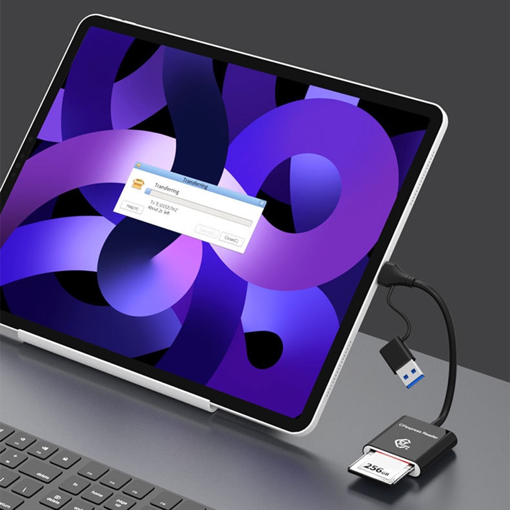 10Gbps CFexpress Type B Card Reader Writer USB3.2 Gen2 USB-C CFe Card1343