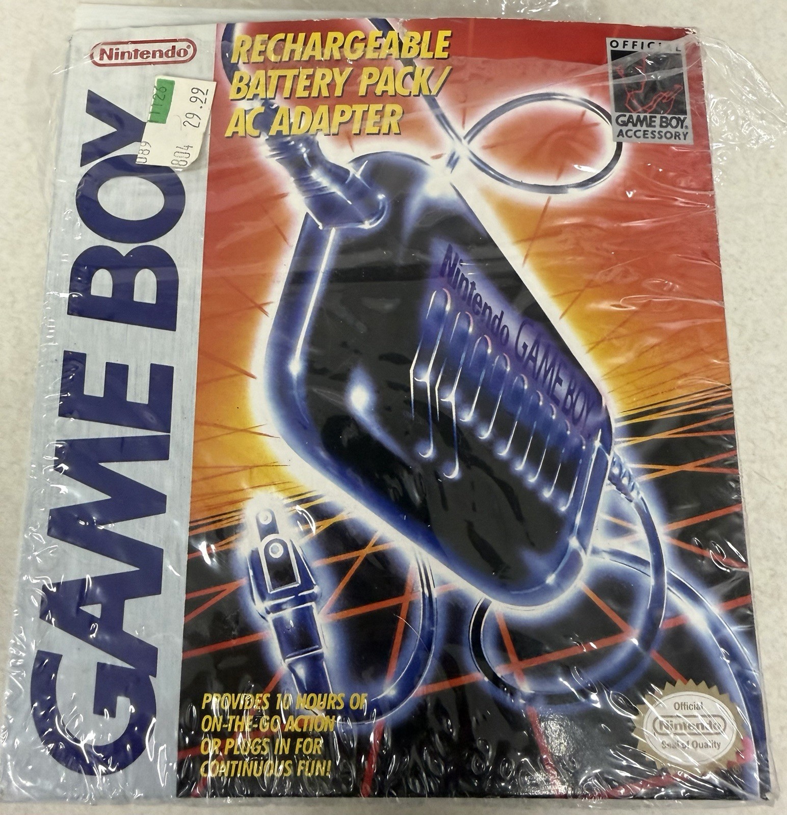 Nintendo GameBoy Rechargeable Battery Pack AC Adapter DMG-03 Box+manual Read