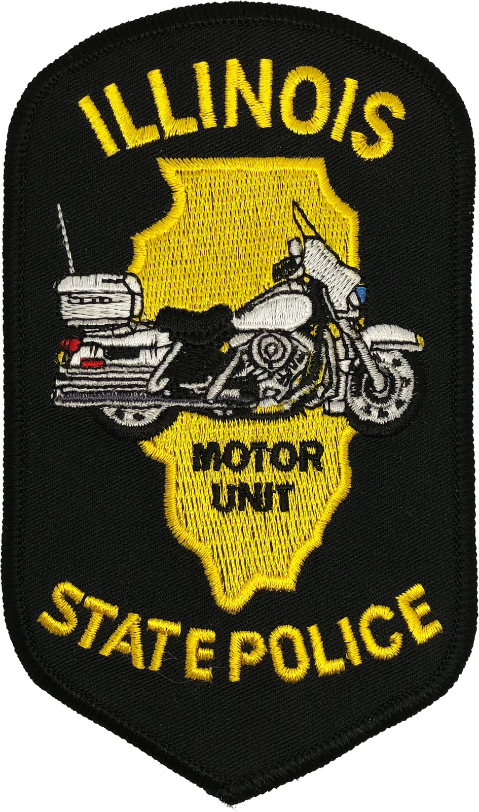 ILLINOIS STATE POLICE SHOULDER PATCH: Motor Unit