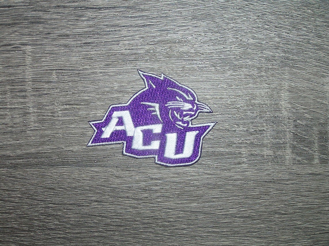 Abilene Christian Wildcats ACU University Embroidered Iron On Patch 3" x 2.25"