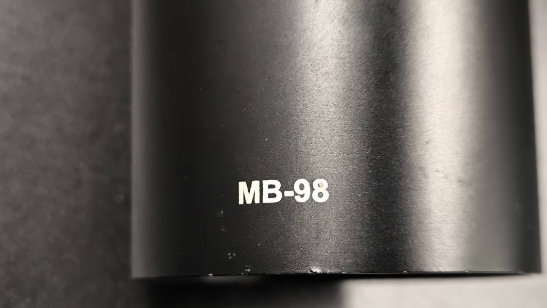 Record MC-82 Microphone Used Working Black