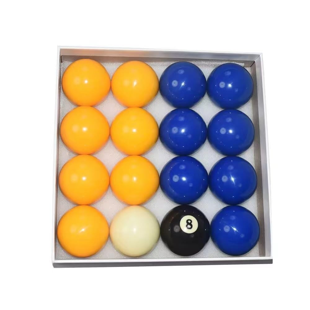 Billiard Balls Blue and Yellow Billiards/Pool Ball Set 2-1/4 Inch(57mm)