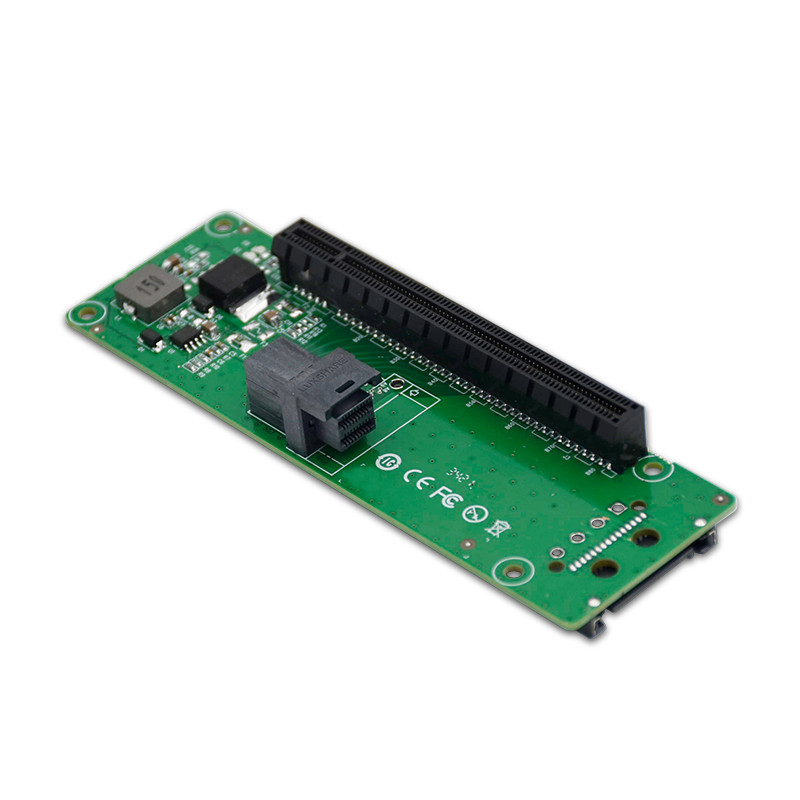 Pack of 8 pieces XIC 334PE SFF-8643 x4 to PCIe x16 Slot Adapter