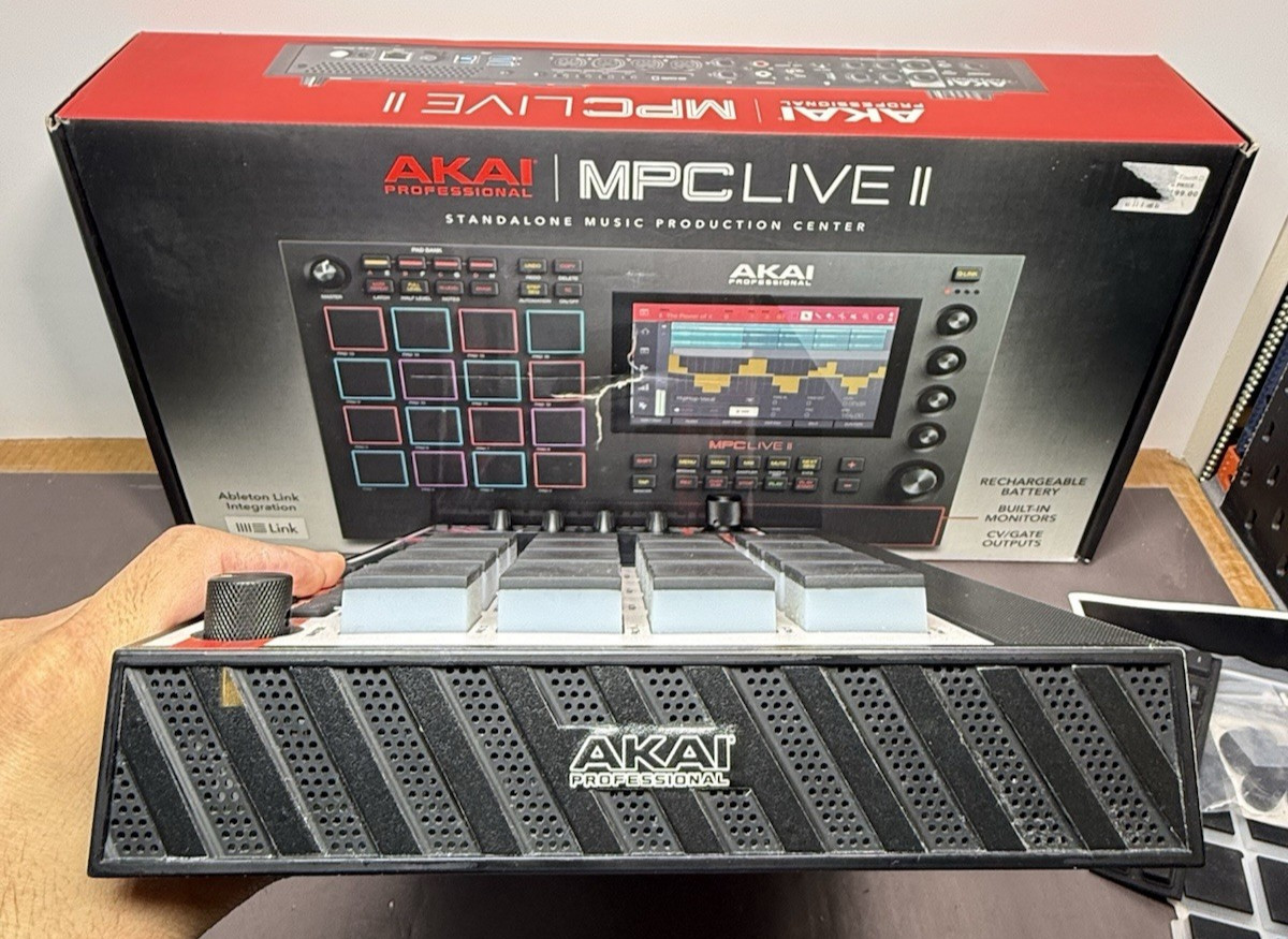 Akai MPC Live II Standalone Sampler Sequencer Custom Skin w/ Box