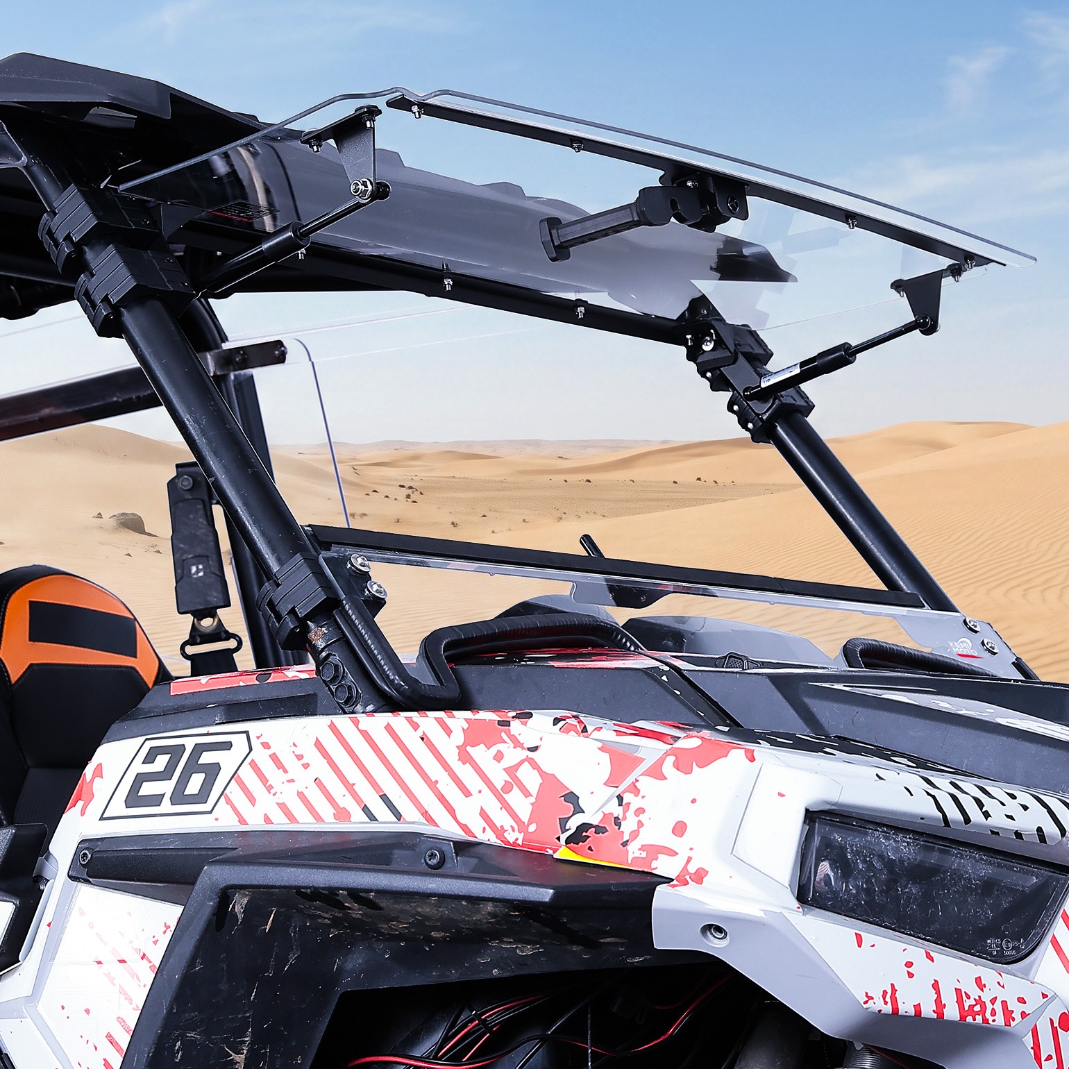 3 IN 1 Flip Up Front Windshield for 2019-2023 Polaris RZR XP 1000/ 4 1000/ Turbo