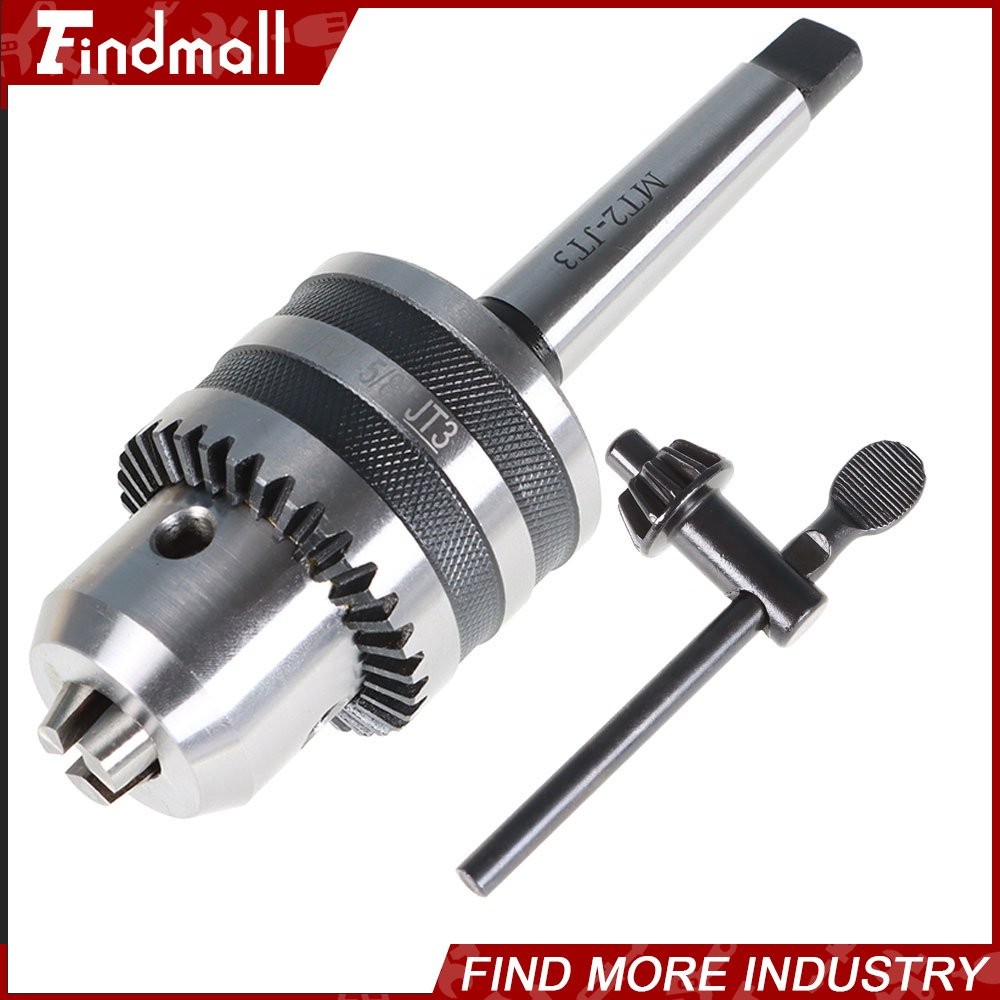 Findmall 1/32"-5/8" Heavy Duty Drill Chuck with 2MT Shank Drill Chuck Keyed