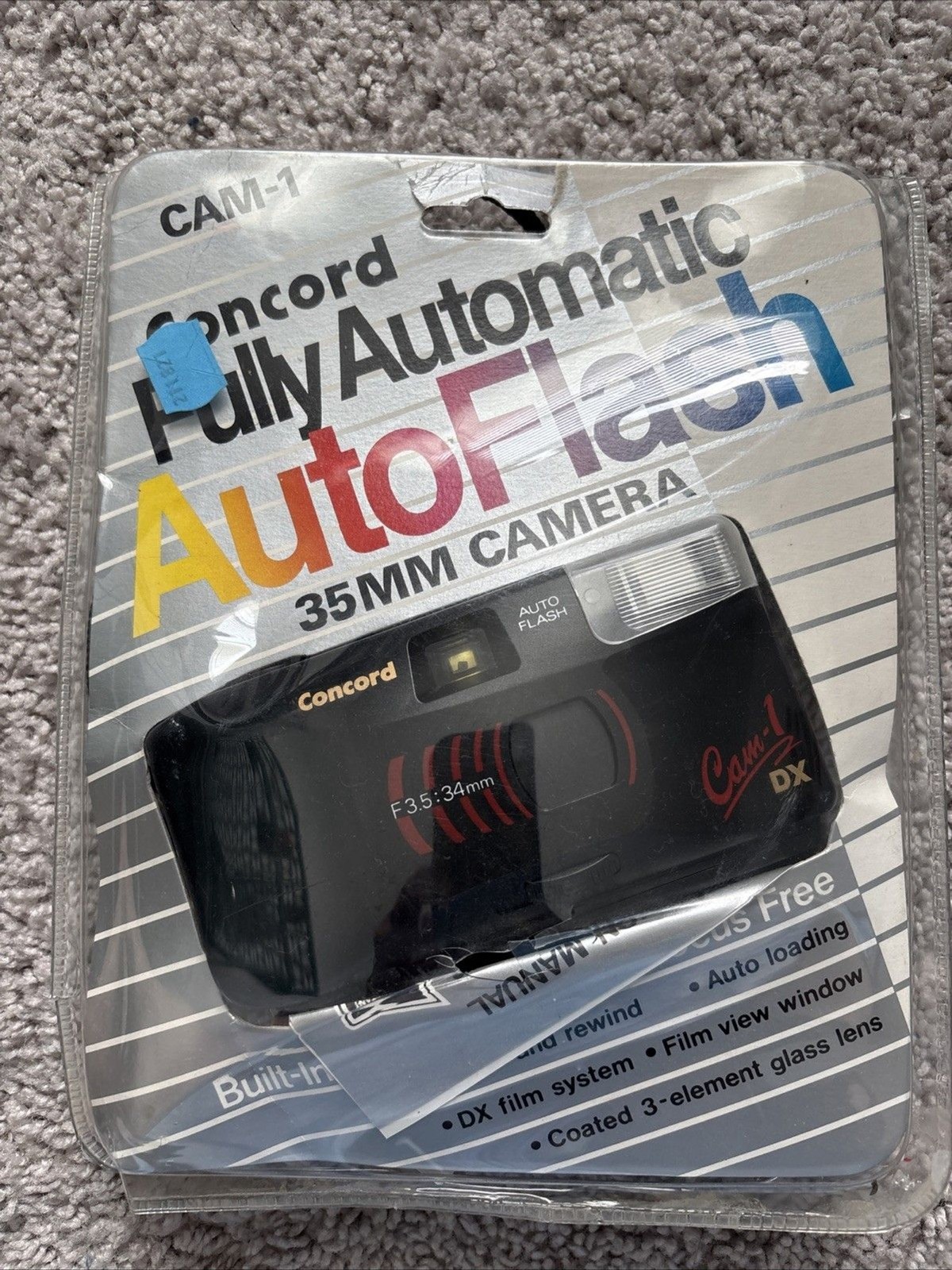 CAM-1 Concord Fully Automatic Auto Flash 35mm Camera