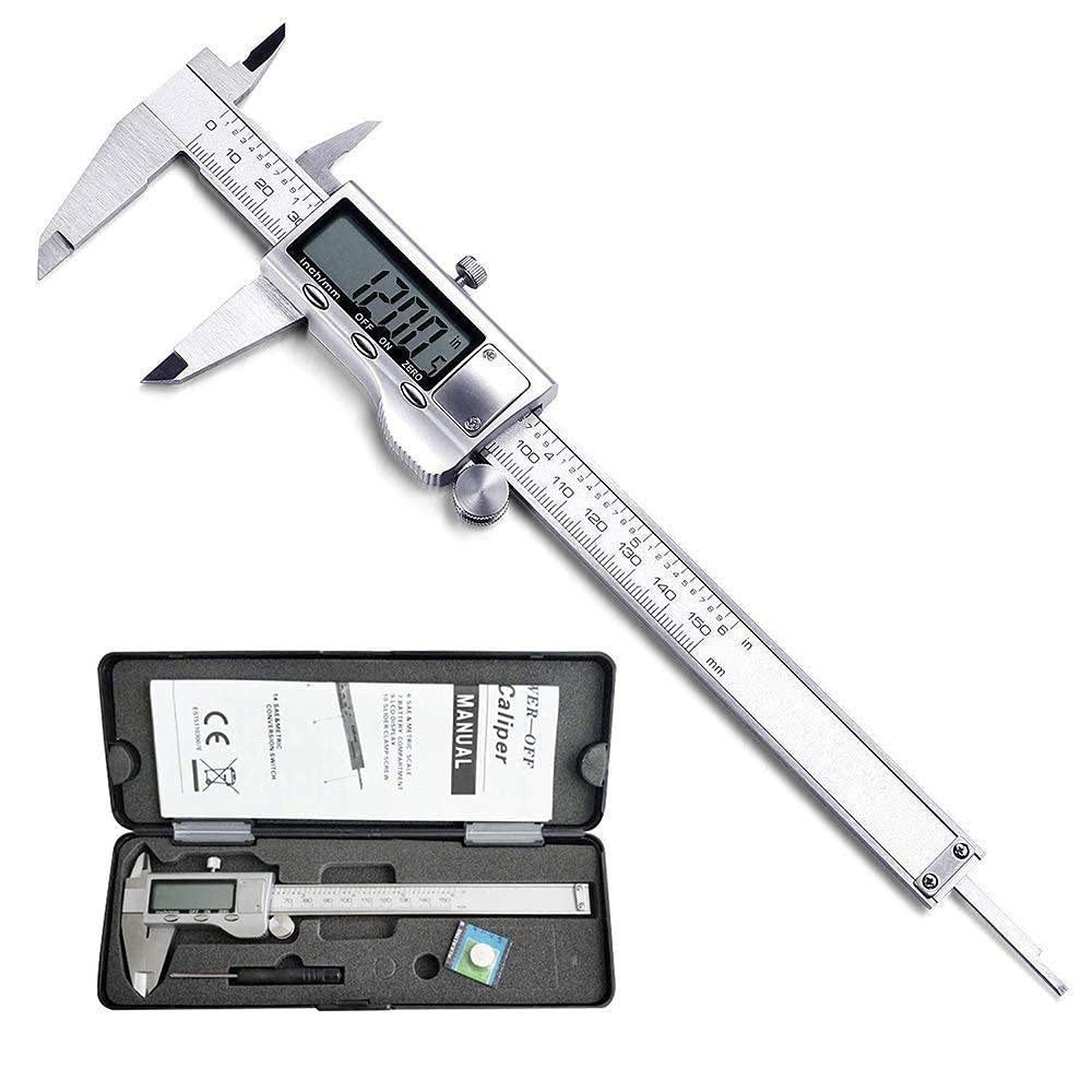 Digital Measuring Tool, Electronic Micrometer, 6 Inch/150 mm